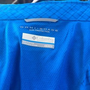 Blue Columbia Omni shade sun protection